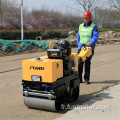 Équipement manuel de rouleau de compactage de 800kg de rotation facile